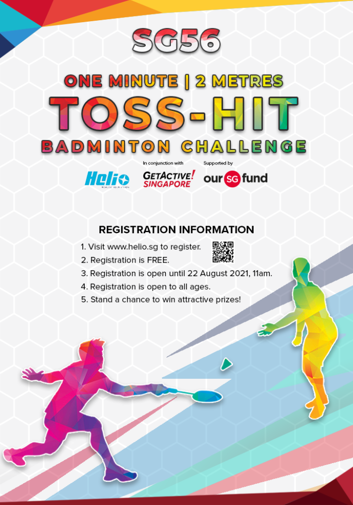 ONESG BADMINTON TOSS- HIT CHALLENGE 2021